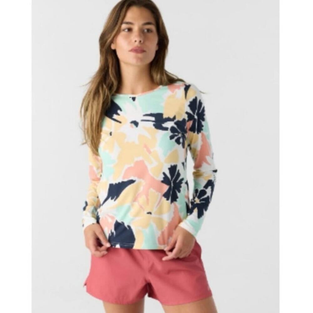 Hang Ten Womens Sunray Long Sleeve Sun‎ Tee Sun Shirt UPF 50 Protection Size XL